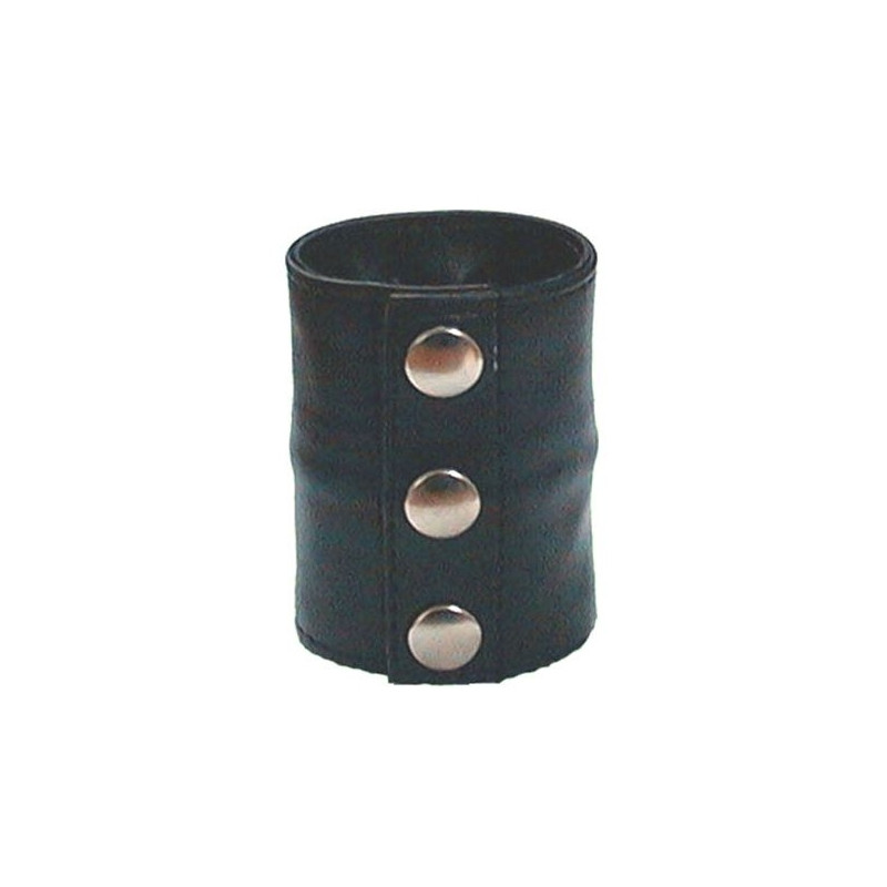Mr B - Mister B Bracelet de force en cuir Mister B Noir